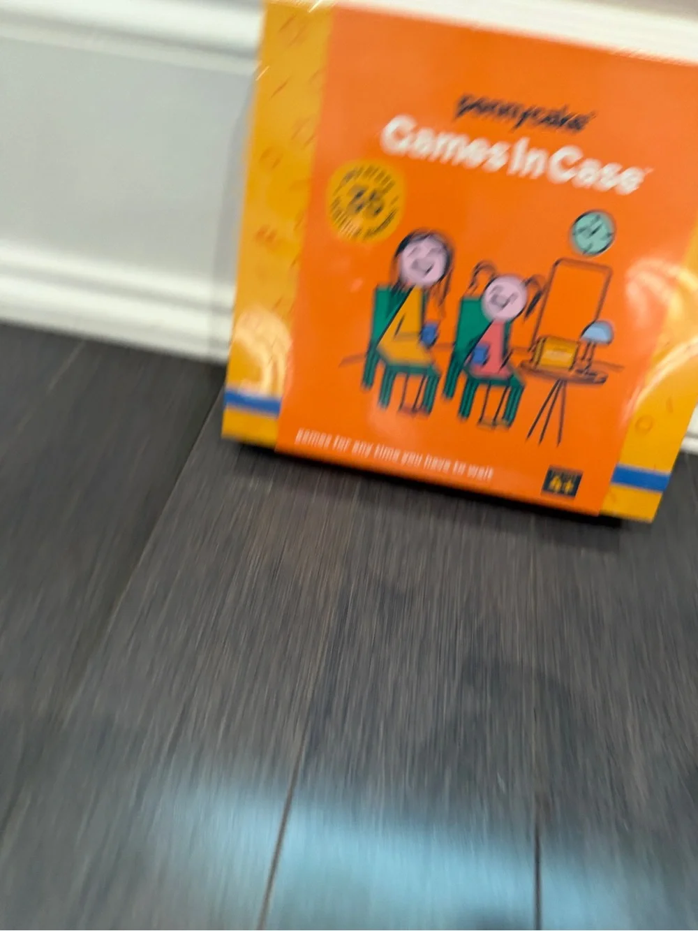 NWT Pennycake Games In Case Travel Activity Set - Orange Games on the Go Kids